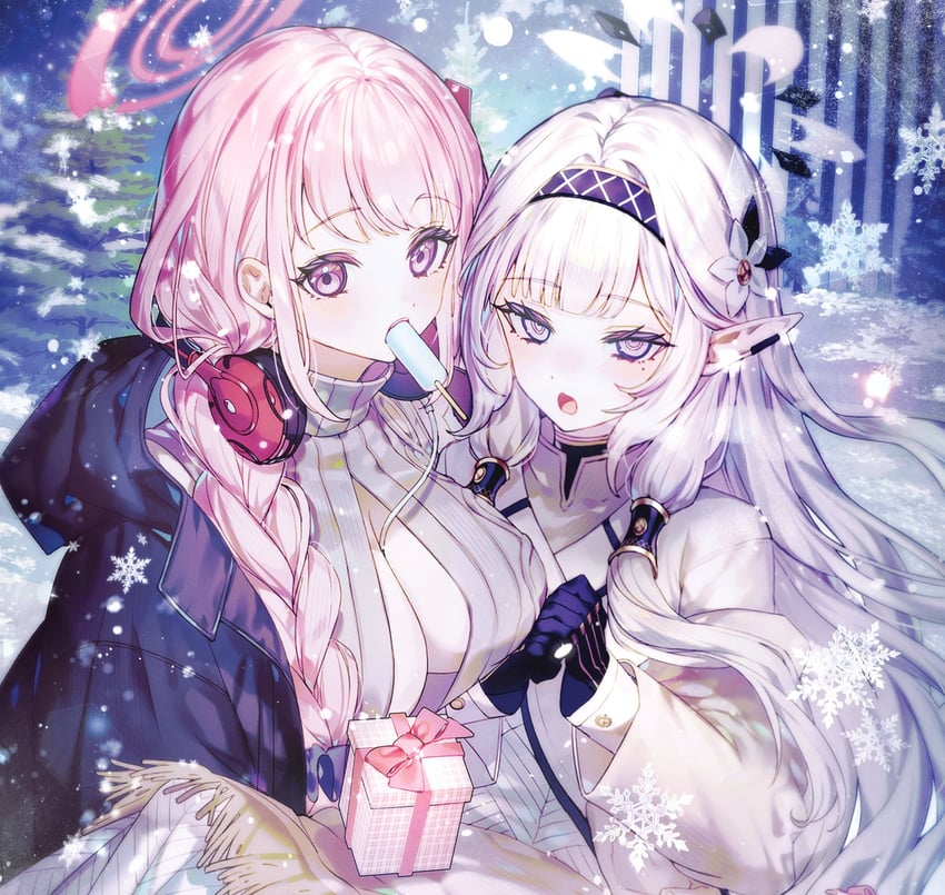 himari and eimi (blue archive) drawn by here_(hr_rz_ggg)