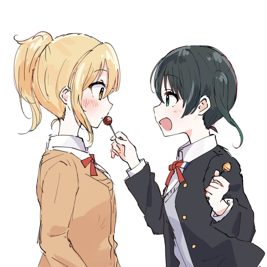 takasaki yu and miyashita ai (love live! and 1 more) drawn by watanabe_nako