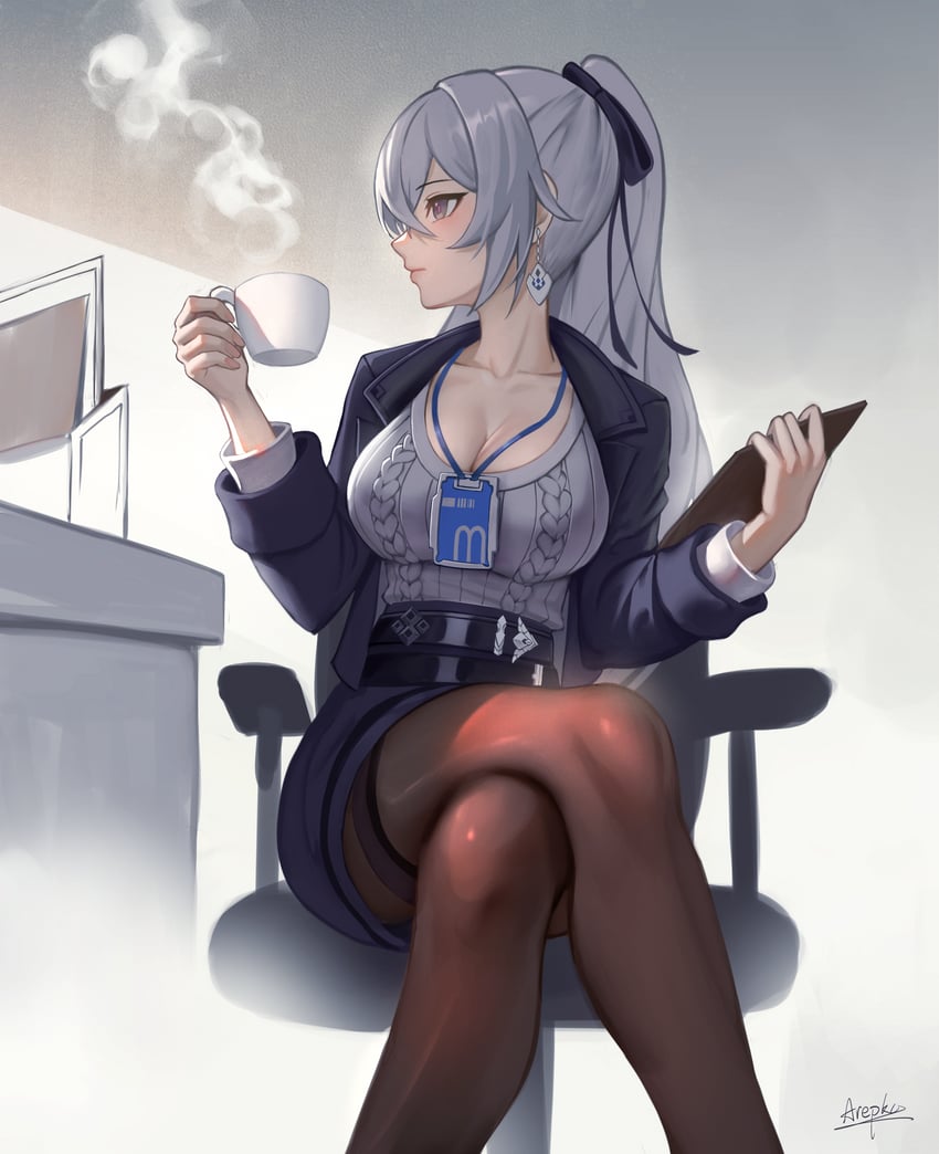bronya zaychik (honkai and 1 more) drawn by arepko