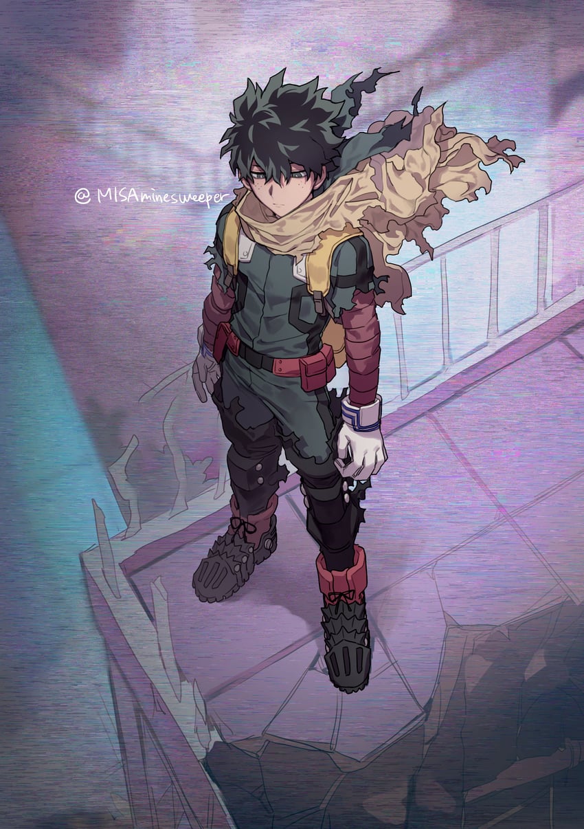 midoriya izuku (boku no hero academia) drawn by misa_(jjin_miryeon)