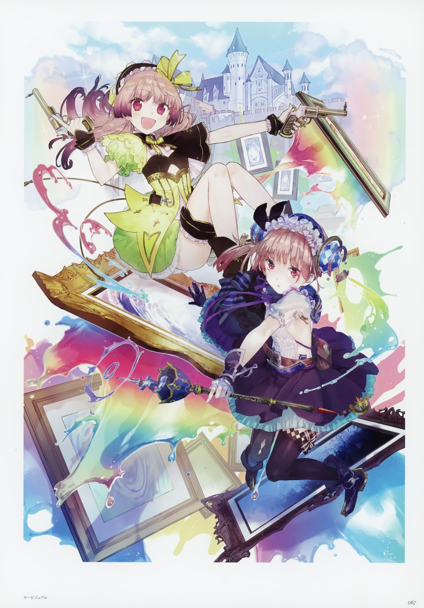 suelle malen and lydie malen (atelier and 1 more) drawn by noco_(adamas) and yuugen