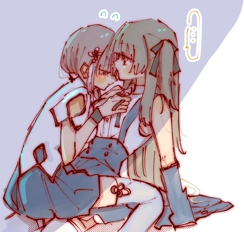 kuo shenlin and wang yujia (assault lily) drawn by rui_rui_rui0122