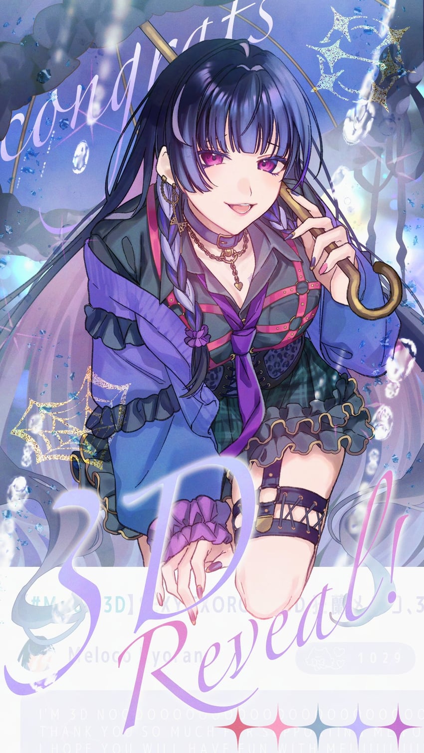 meloco kyoran (nijisanji and 1 more) drawn by kaburagi_(pnoir087)