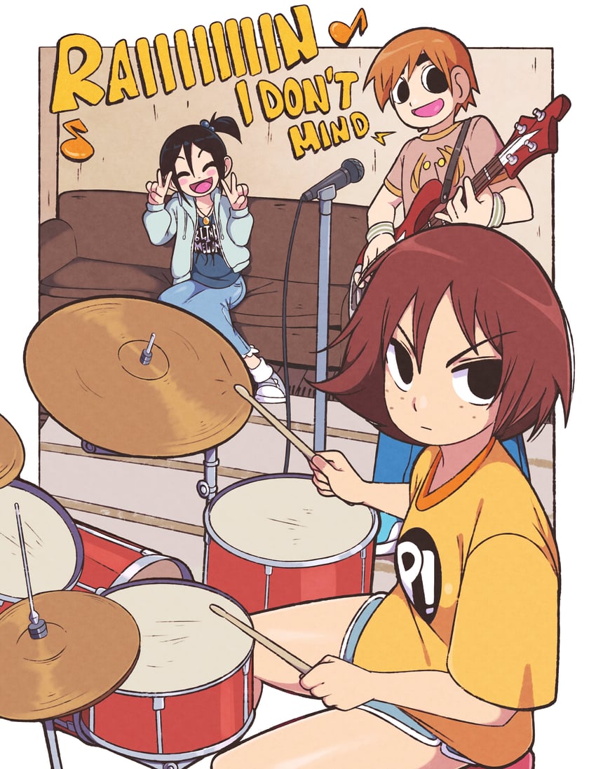 scott pilgrim, kim pine, and knives chau (scott pilgrim) drawn by jeff_miga