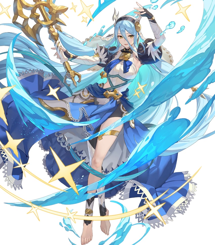 female corrin and azura (fire emblem and 2 more) drawn by teffish