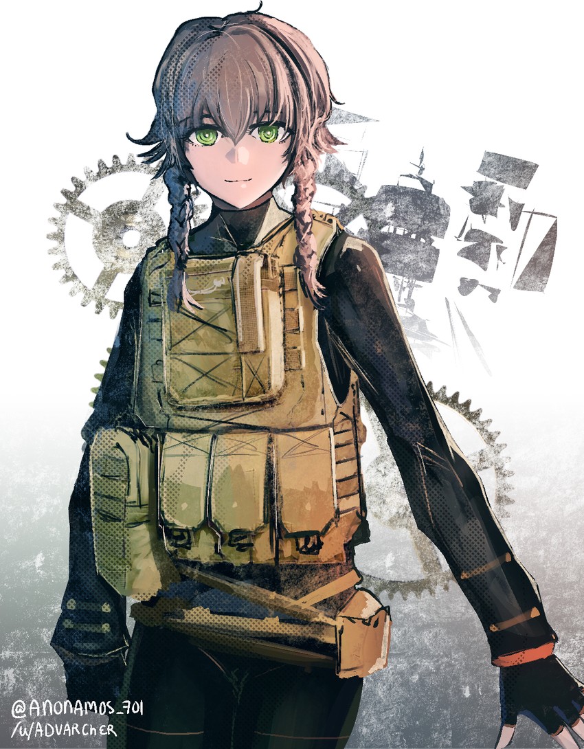 amane suzuha (science adventure and 1 more) drawn by advarcher