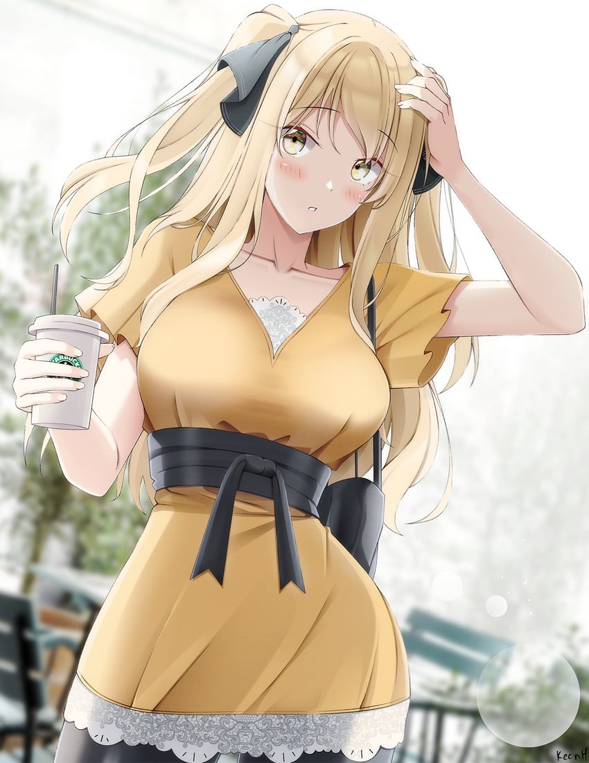 satouin reiko (starbucks and 1 more) drawn by keenh