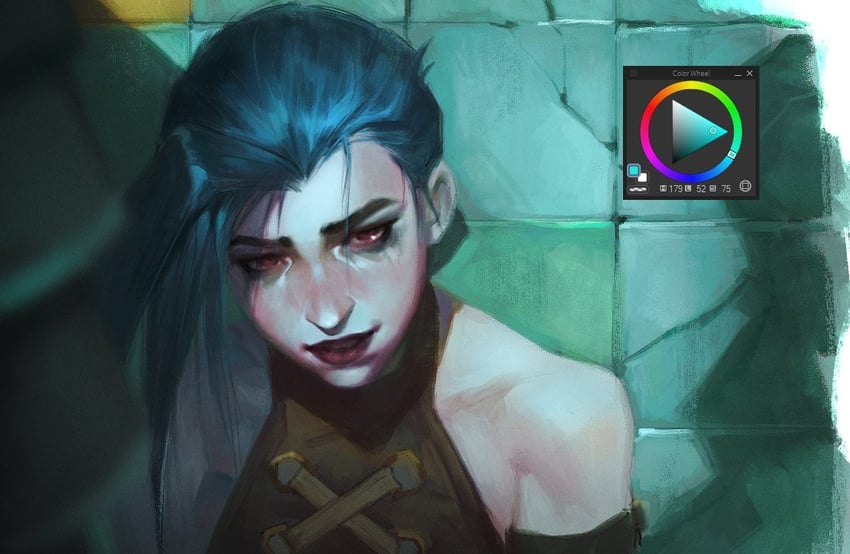 jinx and arcane jinx (league of legends and 1 more) drawn by katlovesstar