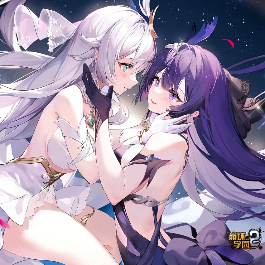kiana kaslana and raiden mei (honkai and 1 more)