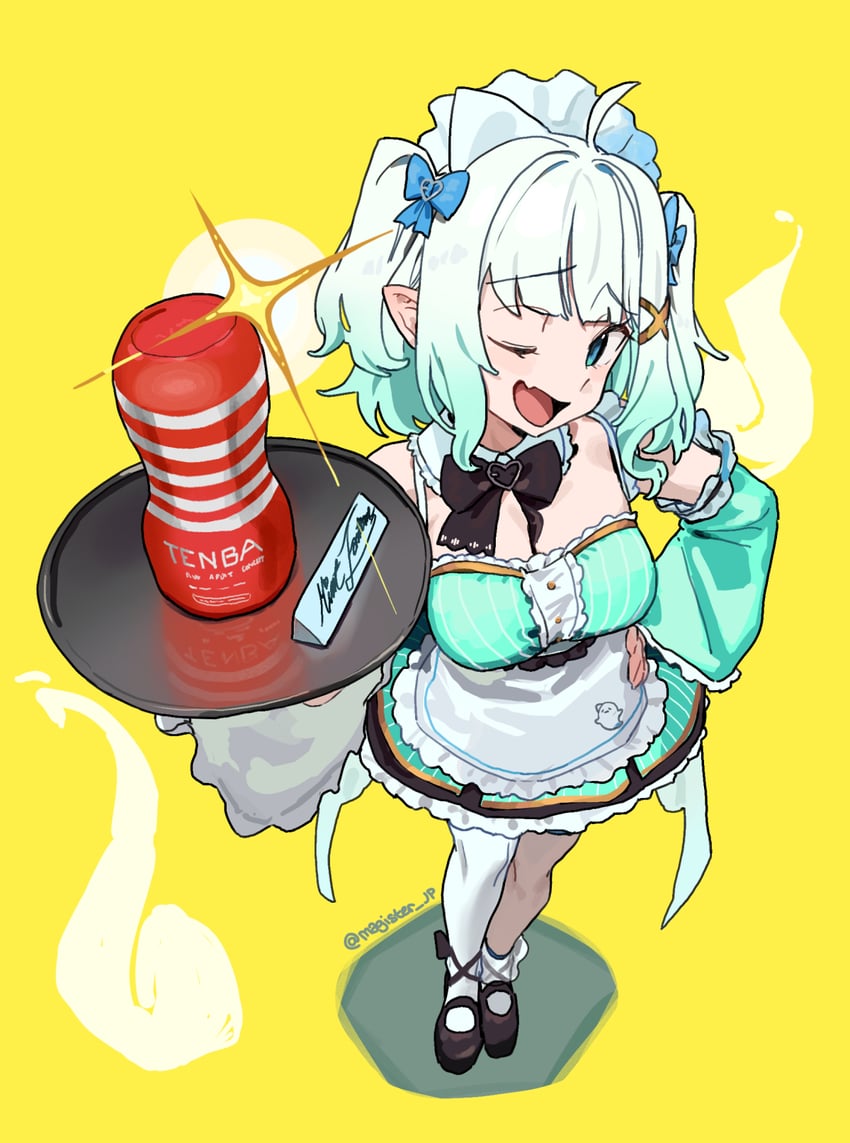 mint fantome (indie virtual youtuber and 1 more) drawn by magister