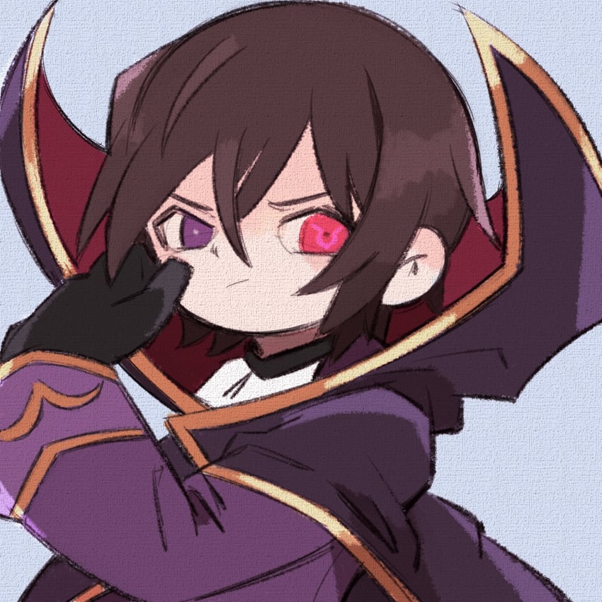 lelouch vi britannia and zero (code geass) drawn by yknsugar