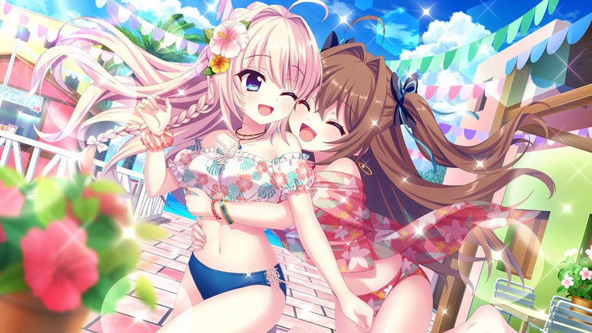 shikimiya aone and shiratori amaha (re:stage!) drawn by izumi_tsubasu