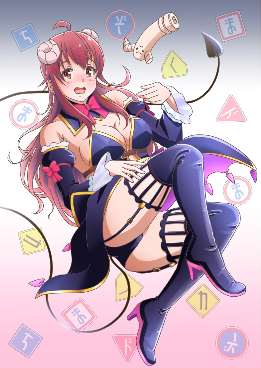 yoshida yuuko and lilith (machikado mazoku) drawn by matebashi