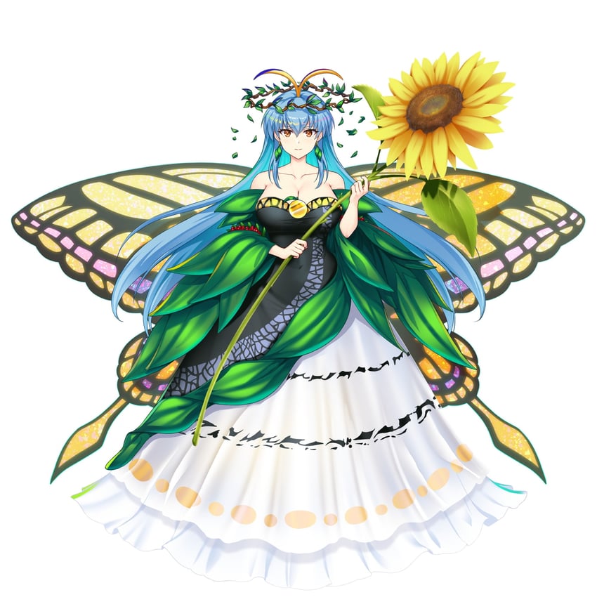 eternity larva (touhou and 1 more) drawn by rotte_(1109)