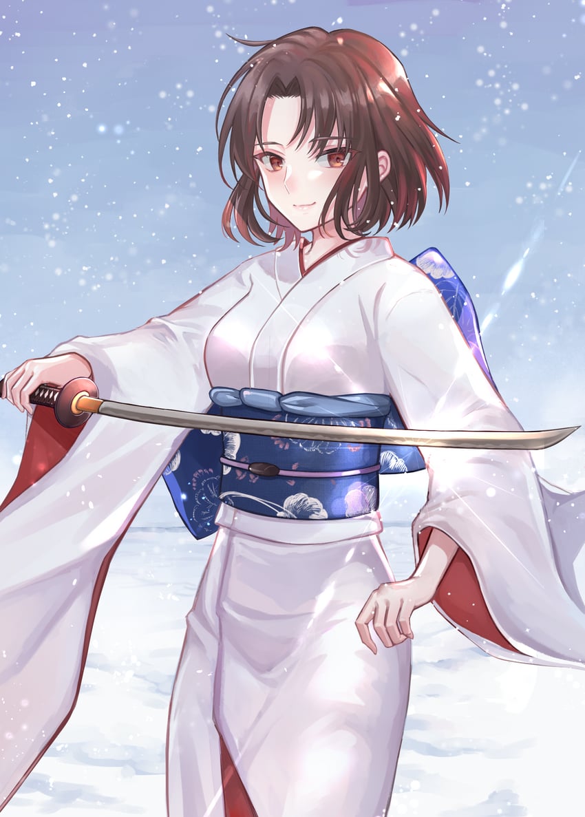 ryougi shiki and void shiki (kara no kyoukai) drawn by takanishi_takashi