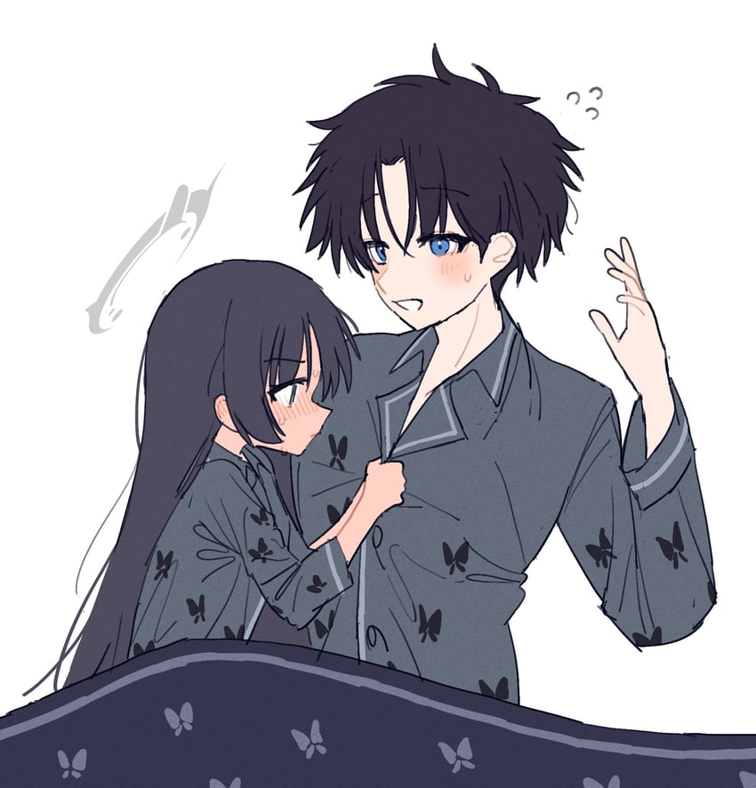 sensei and kisaki (blue archive) drawn by je_o_mo