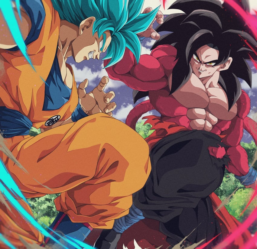 son goku (dragon ball and 3 more) drawn by bure_(fantasticyouth7)