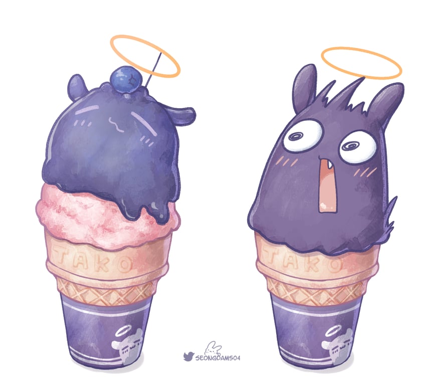 takodachi (hololive and 1 more) drawn by monja_(monja0521)