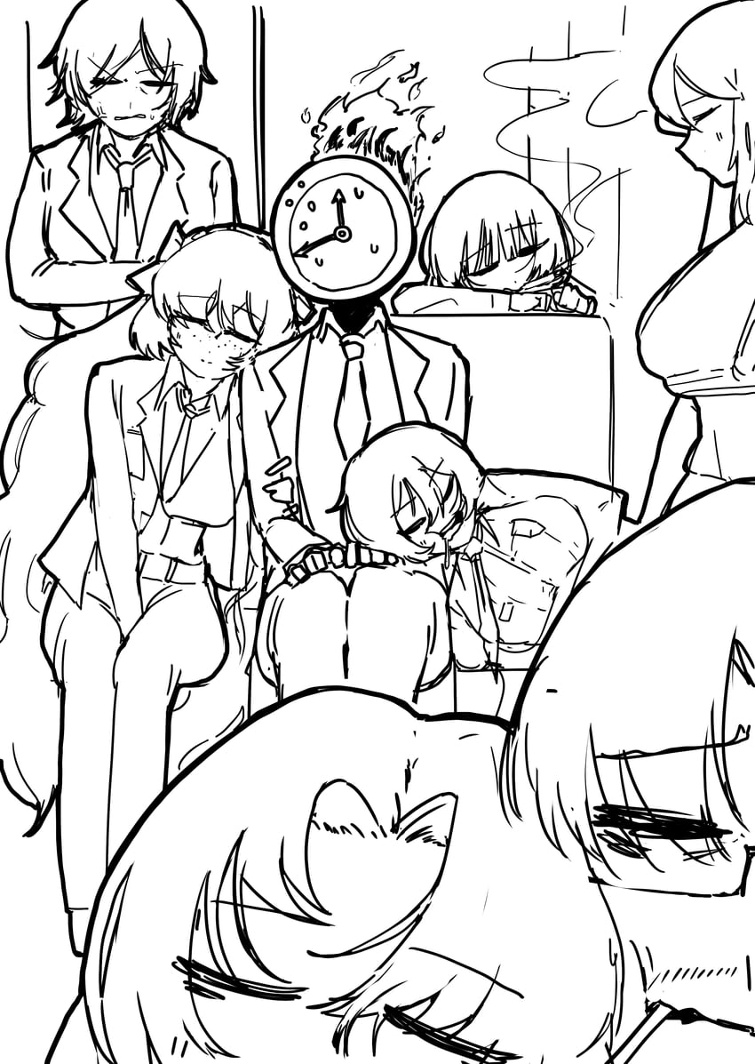 ishmael, don quixote, faust, ryoshu, dante, and 3 more (project moon and 1 more) drawn by jjo_range