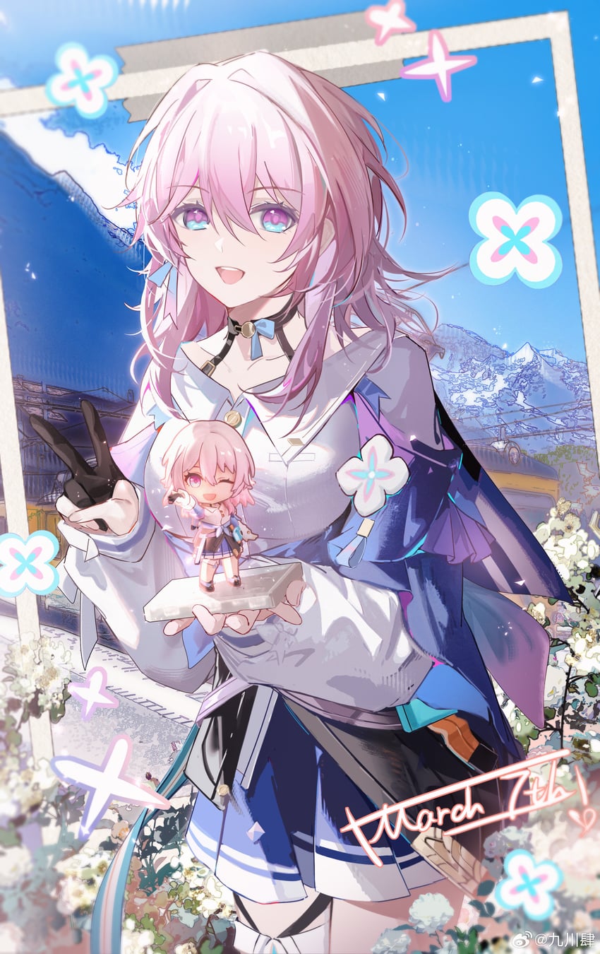 march 7th (honkai and 1 more) drawn by jiuchuansi