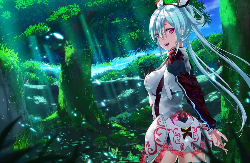 matoi (phantasy star and 1 more) drawn by din_(flypaper)