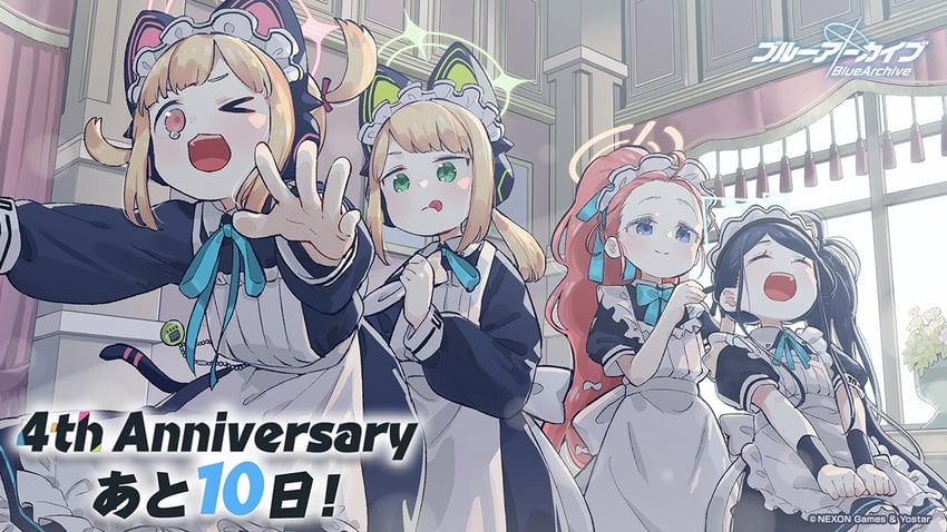 aris, momoi, midori, and yuzu (blue archive) drawn by mizu_asato