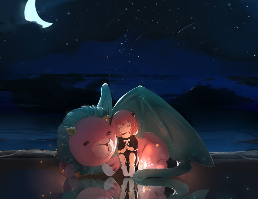 anya and director chimera (spy x family) drawn by yi_ren_fen_mu