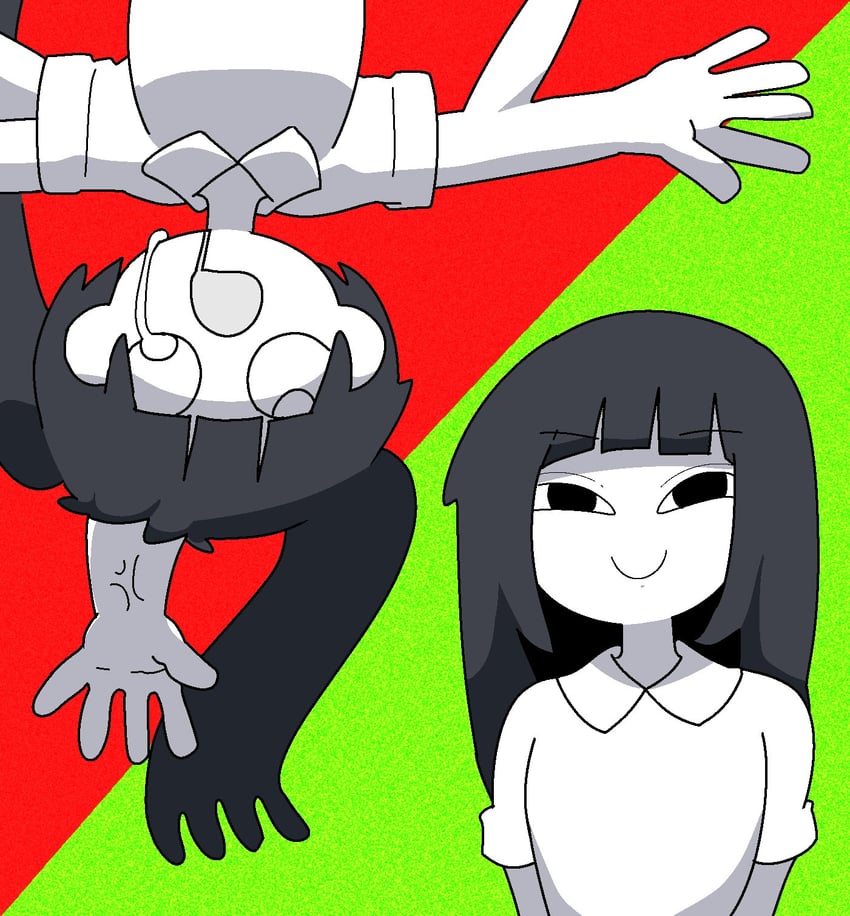 monoko and monoe (yume nikki) drawn by negitoro_(ntlrjqsolnlijmr)