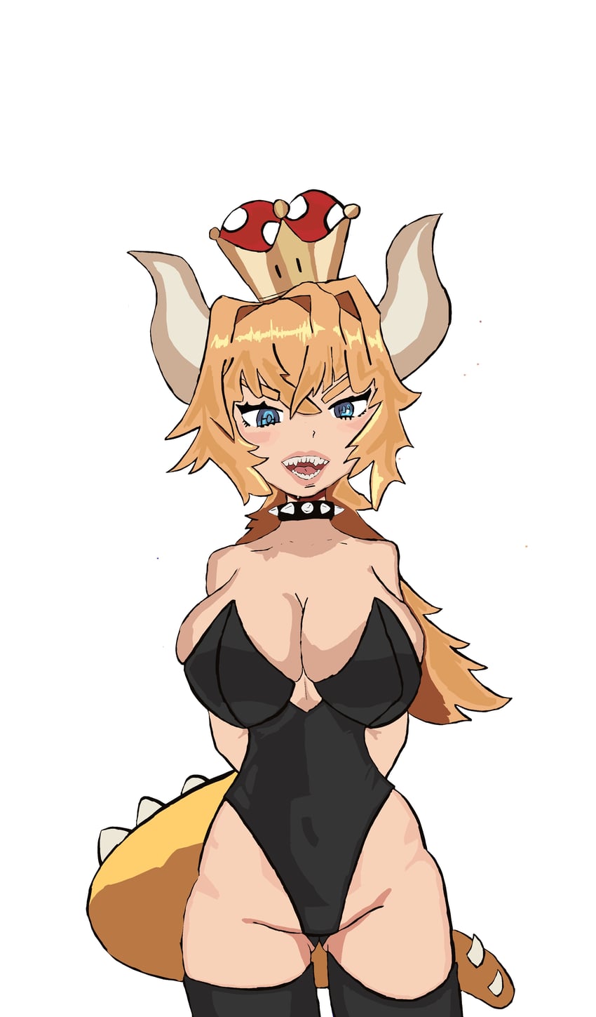 bowsette (original and 2 more) drawn by kombat113