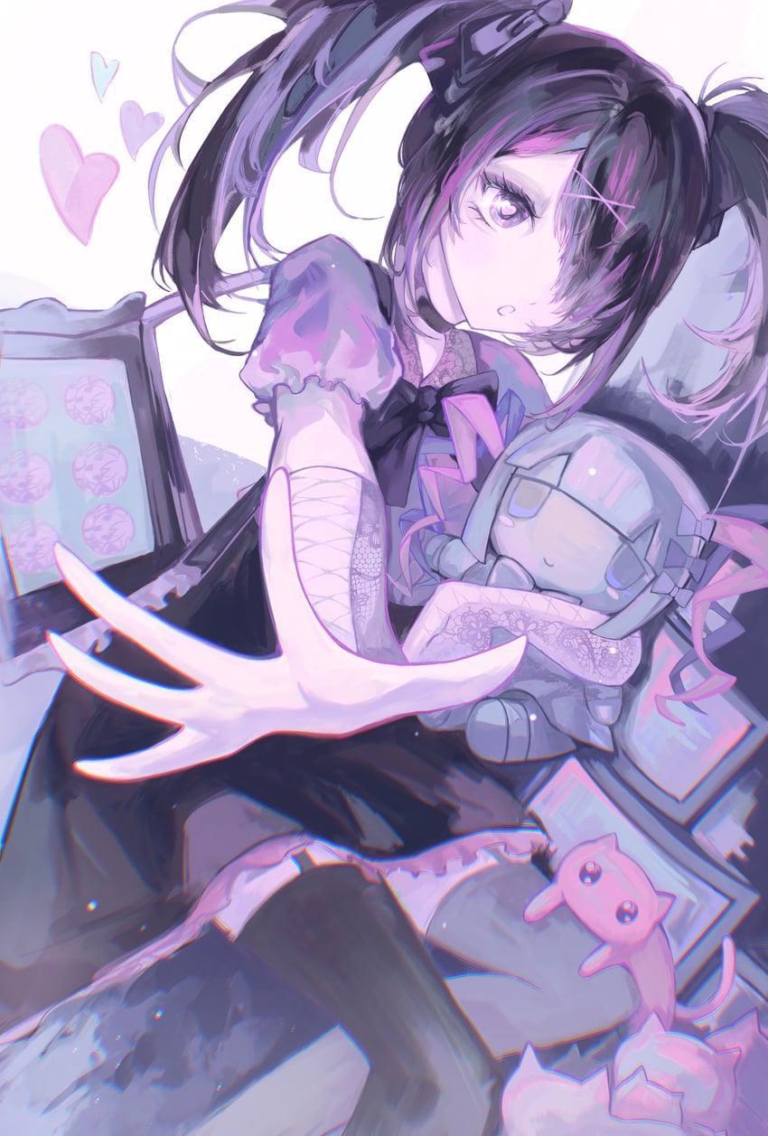 chouzetsusaikawa tenshi-chan and ame-chan (needy girl overdose) drawn by ricinxxx