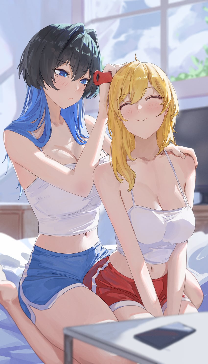 ouro kronii and kaela kovalskia (hololive and 2 more) drawn by yoellim5
