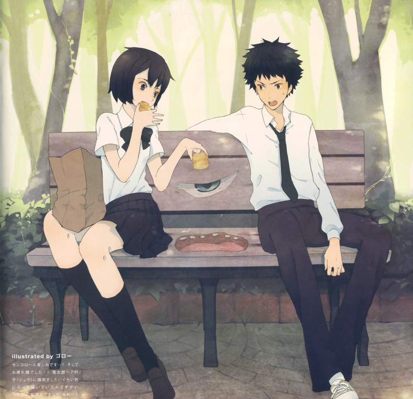 yuki, cenco, and tetsu (cencoroll) drawn by etomai