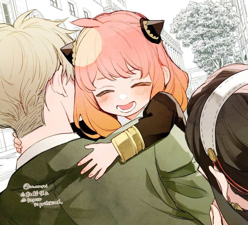 yor briar, anya, and twilight (spy x family) drawn by hinamori_(m_nmy01)