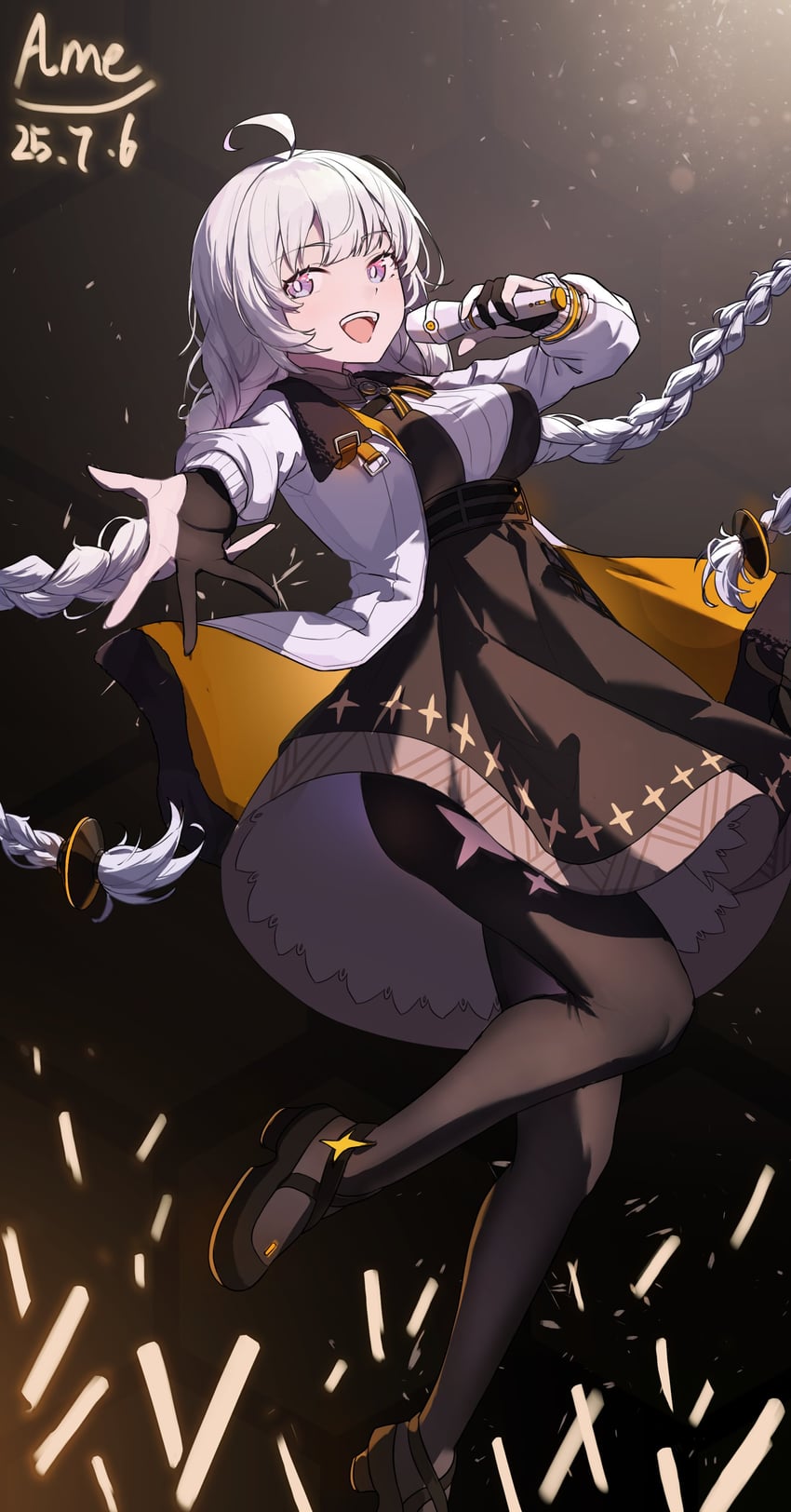kizuna akari (vocaloid and 1 more) drawn by amely_elden