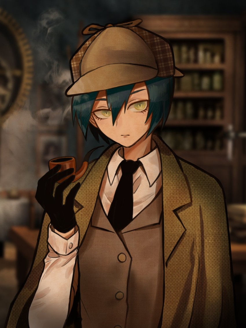 saihara shuichi (danganronpa and 1 more) drawn by xi_cun_jin_jiu_(nineqiu966)