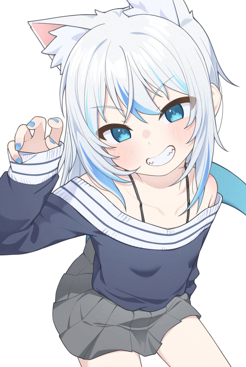 gawr gura (hololive and 1 more) drawn by ugaaaa1