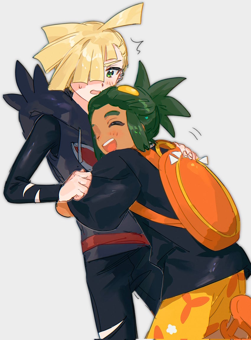 gladion and hau (pokemon and 1 more) drawn by fua1heyvot4ifsr