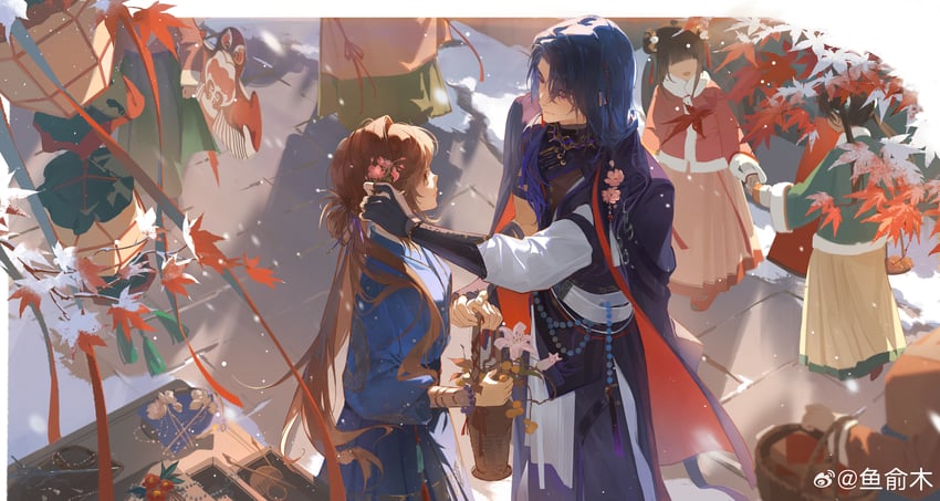 rosa and marius von hagen (tears of themis) drawn by yuyumu