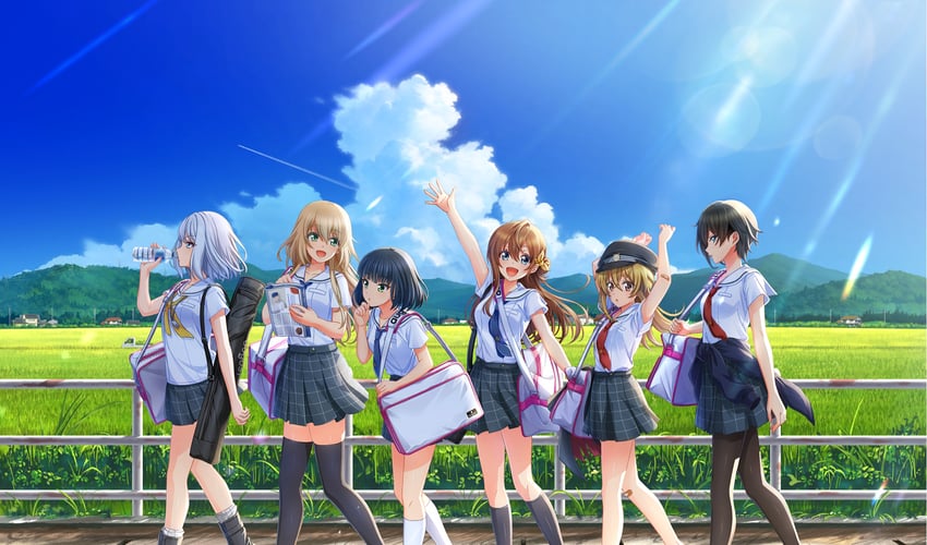 arihara tsubasa, nozaki yuuki, tsukumo kana, iwaki yoshimi, suzuki waka, and 1 more (cinderella series and 1 more)
