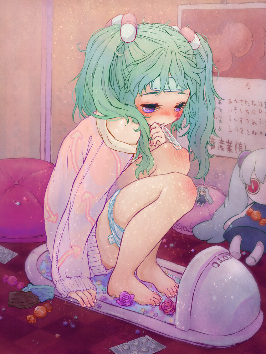 hatsune miku and aimaina (vocaloid and 1 more) drawn by hantoumei_namako