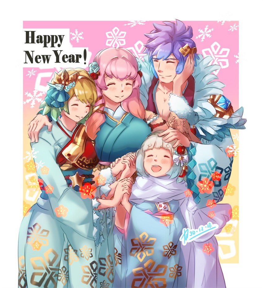 fjorm, gunnthra, ylgr, and hrid (fire emblem and 1 more) drawn by conope