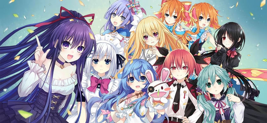 tokisaki kurumi, yatogami tohka, tobiichi origami, itsuka kotori, himekawa yoshino, and 3 more (date a live and 1 more)