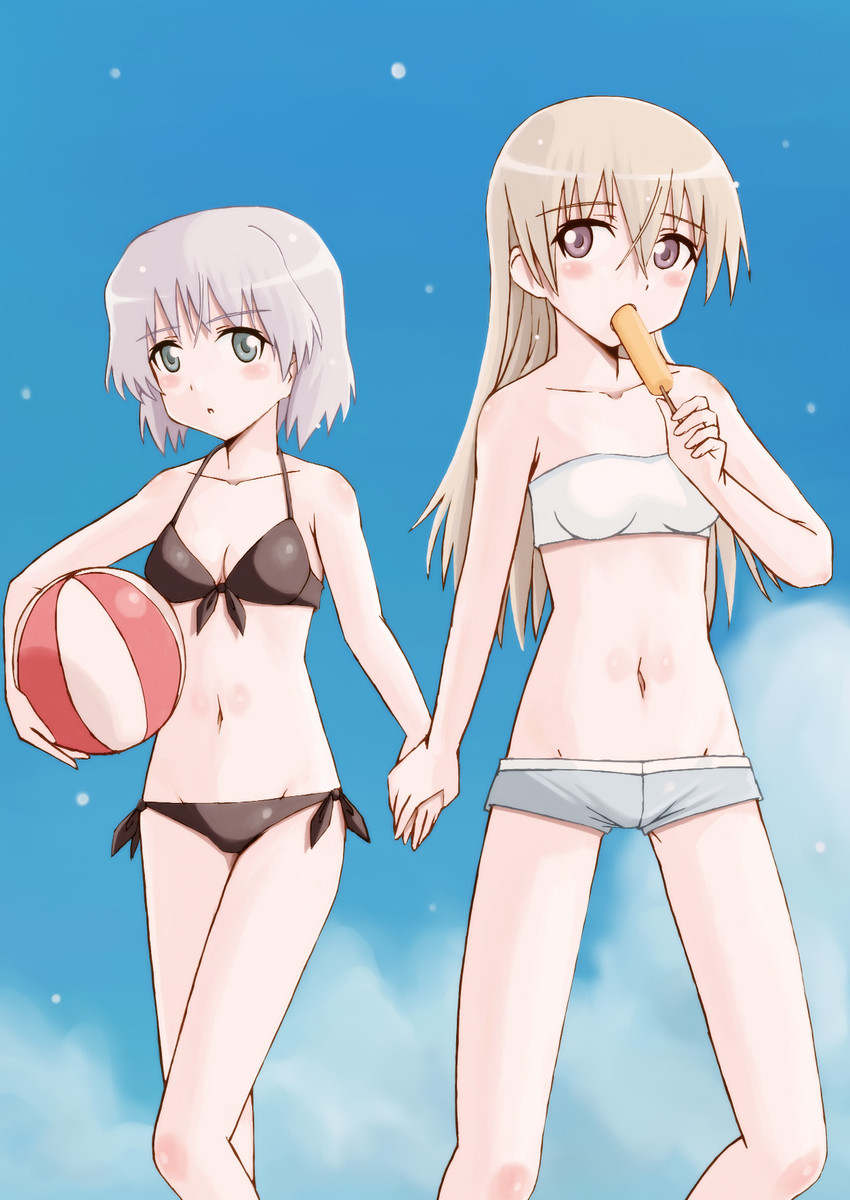 sanya v. litvyak and eila ilmatar juutilainen (world witches series and 1 more) drawn by kaji_(progress_problem)