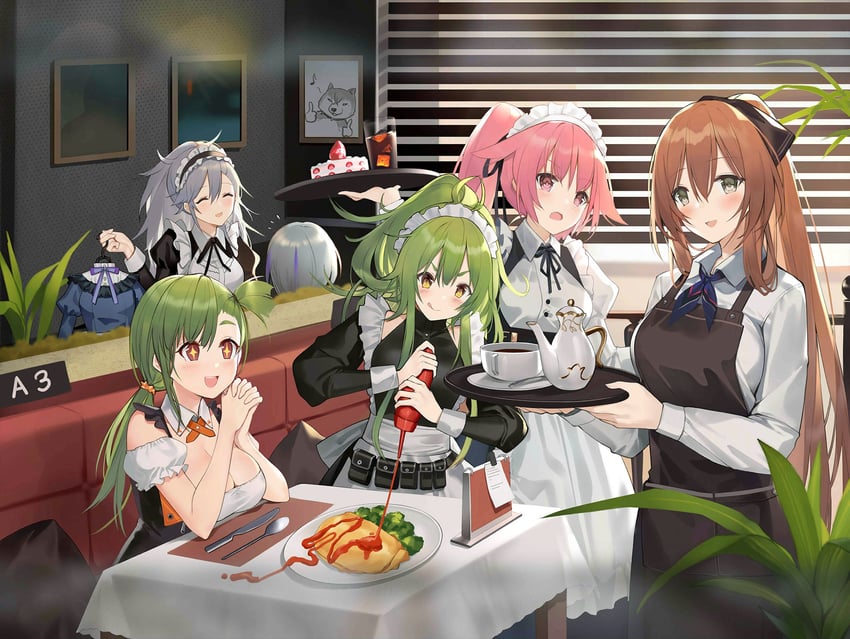 springfield, ntw-20, m950a, contender, g28, and 1 more (girls' frontline) drawn by suisai_(suisao)