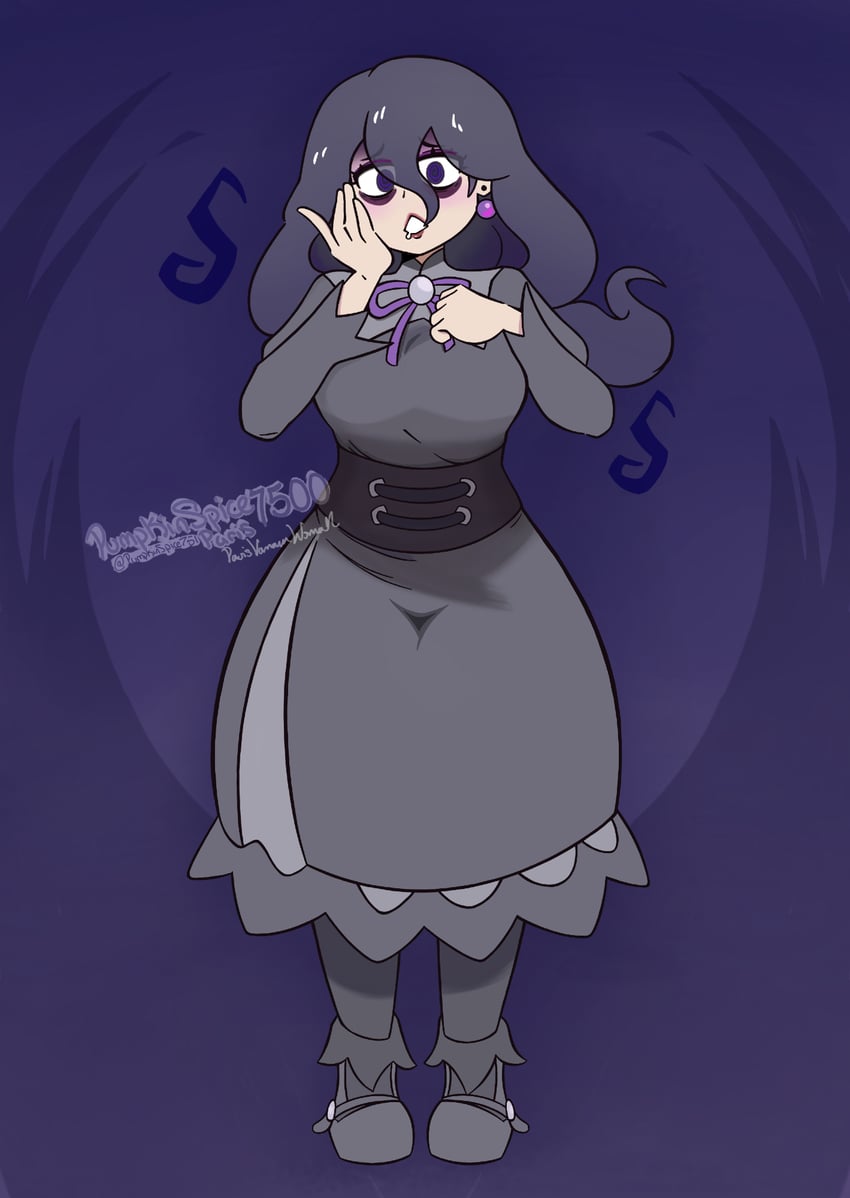 hex maniac (pokemon and 1 more) drawn by pumpkinspice7500