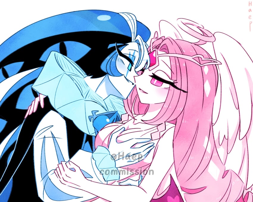 shadow milk cookie and eternal sugar cookie (cookie run and 1 more) drawn by haep0510