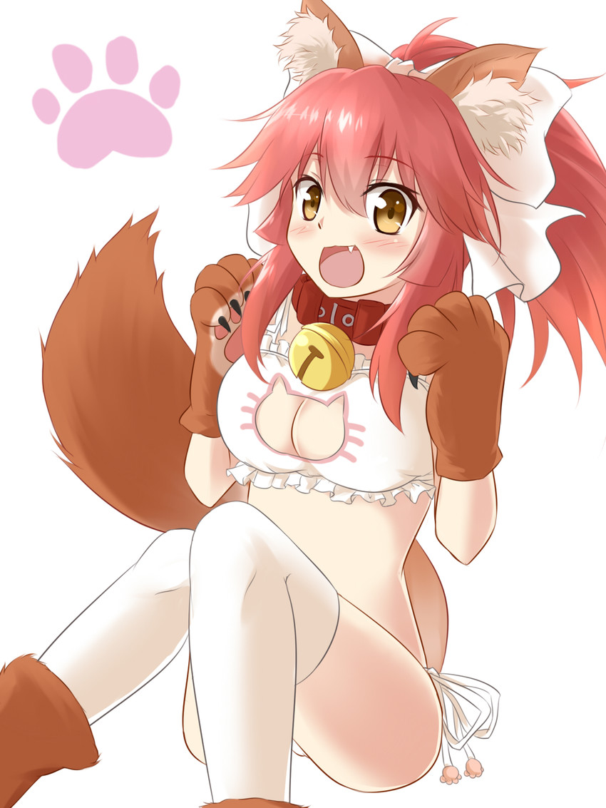 tamamo and tamamo cat (fate and 2 more) drawn by xiaoguitle