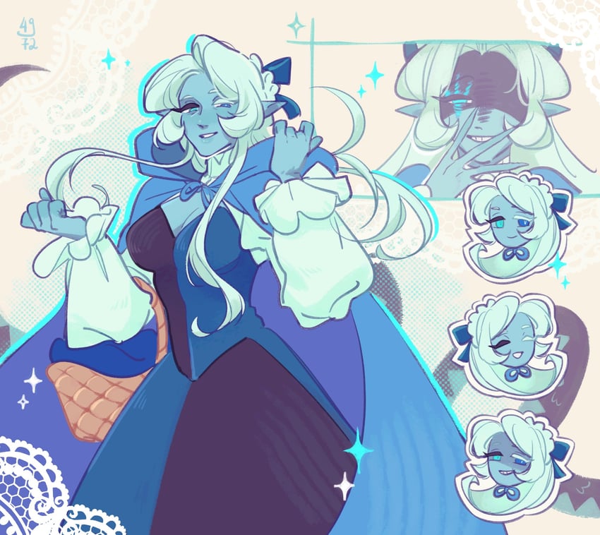 shadow milk cookie (cookie run and 1 more) drawn by usel_e
