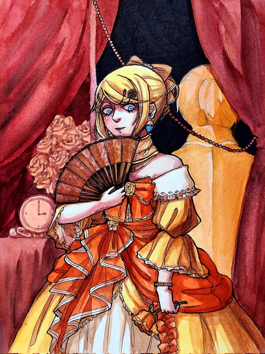 kagamine rin, kagamine len, riliane lucifen d'autriche, and allen avadonia (vocaloid and 2 more) drawn by meta28050