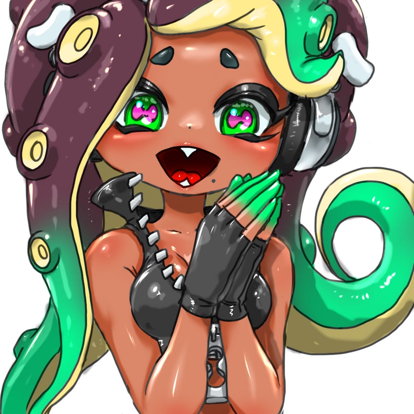 marina (splatoon and 1 more) drawn by koharu2.5